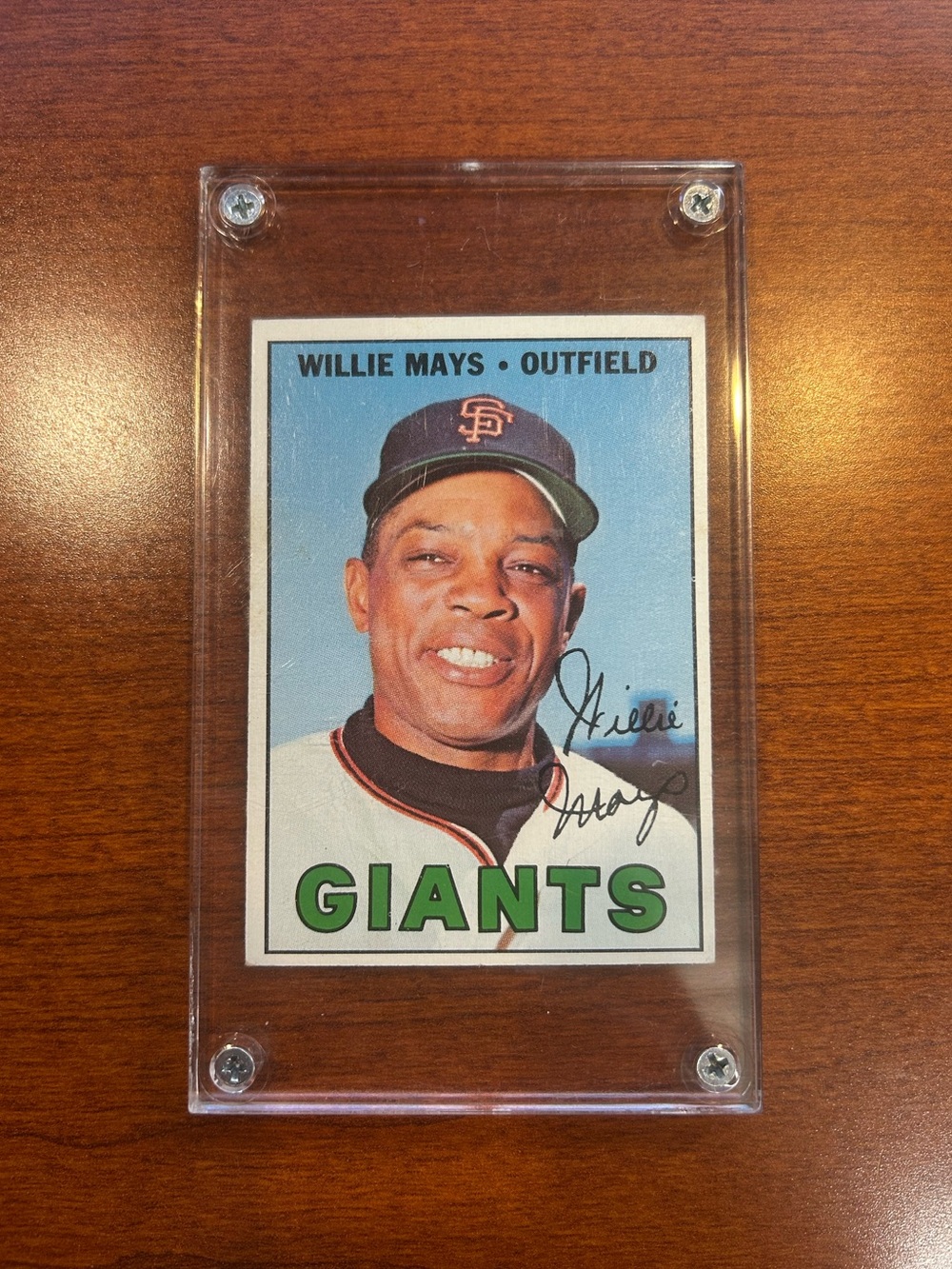 1967 Willie Mays Topps #200 Card